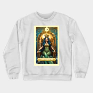 The Empress Card From the Light Mermaid Tarot Deck. Crewneck Sweatshirt